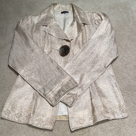Elegant Silk Jacket MAGGIE WALT DEDIGN - Picture 15 of 16